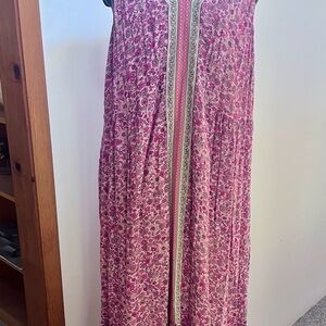 J. Jill Pink Floral Patterned Dress